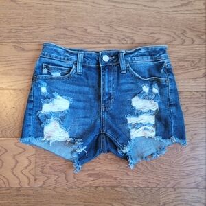 Just USA Distressed Denim Shorts Size XS